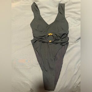 Toluca black one piece bathing suit